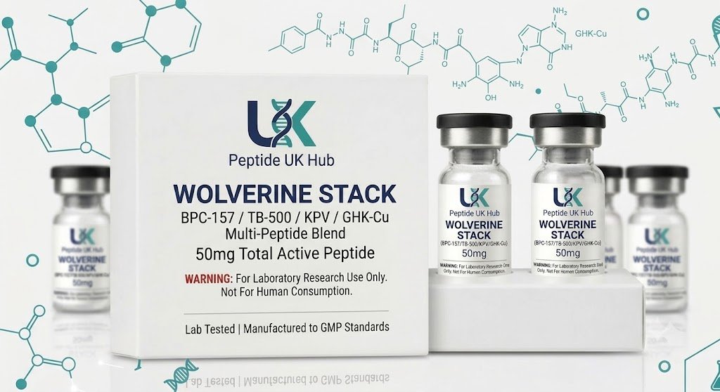 Wolverine Stack (BPC-157 + TB-500 + KPV + GHK-Cu) 50 mg